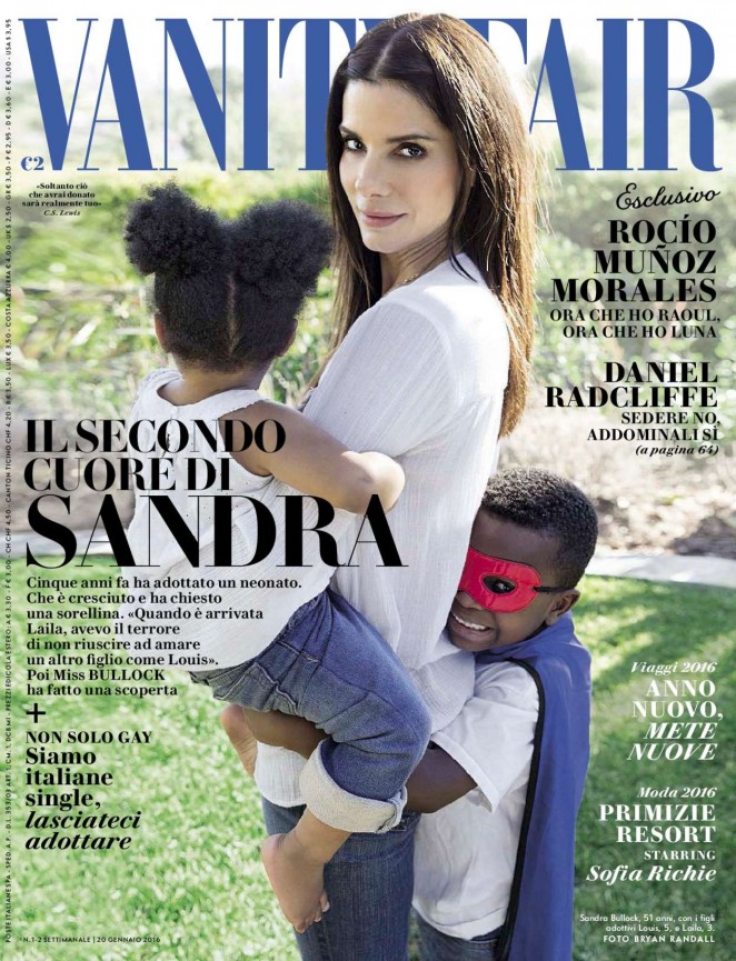 Sandra Bullock - Vanity Fair Italy Magazine (January 2016)