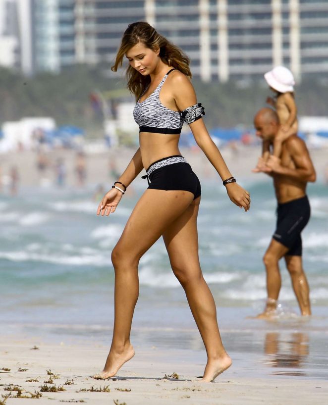 Sandra Kubicka - Bikini Photoshoot on Miami Beach