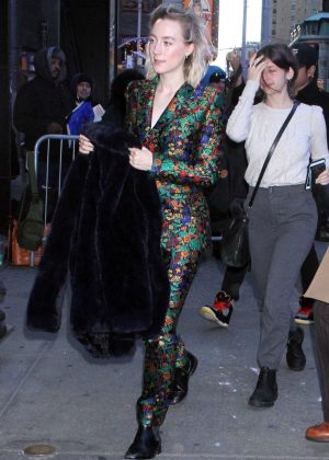 Saoirse Ronan - Arrives at 'Good Morning America' in NYC