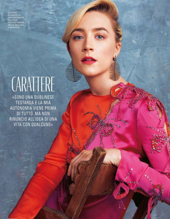 Saoirse Ronan - Grazia Italy Magazine (December 2019)