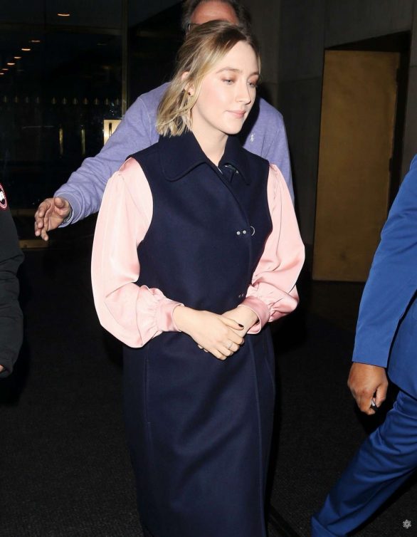 Saoirse Ronan - Leaving the Today Show in New York City