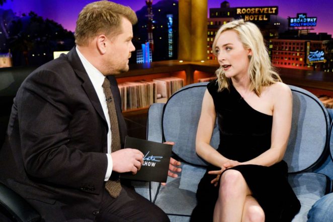 Saoirse Ronan - 'The Late Late Show with James Corden' in Los Angeles