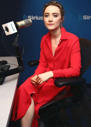 Saoirse Ronan - Visit SiriusXM Studios in New York City