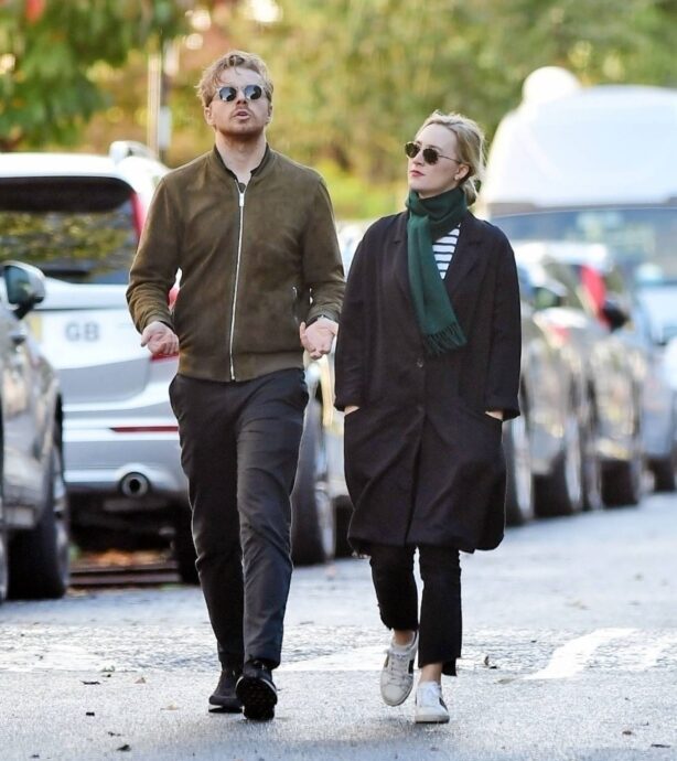 Saoirse Ronan - With Jack Lowden out in London