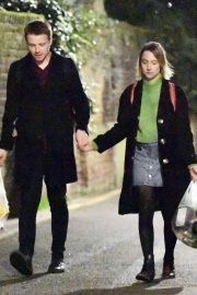 Saoirse Ronan with Jack Lowden out in London