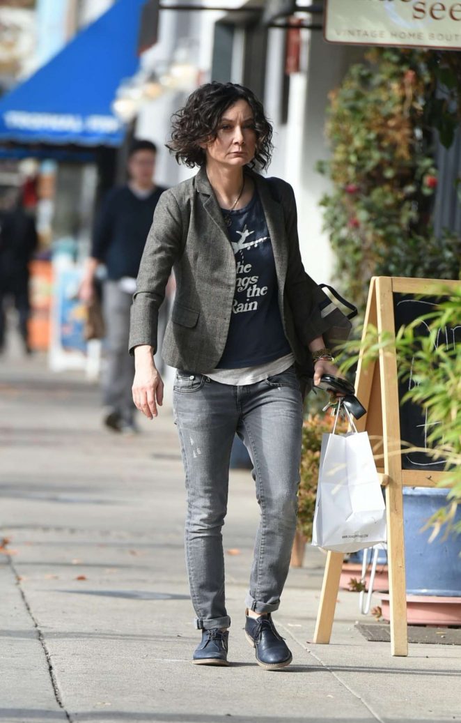 Sara Gilbert - Out and about in Los Angeles