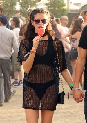 Sara Sampaio - 2017 Coachella Music Festival in Indio
