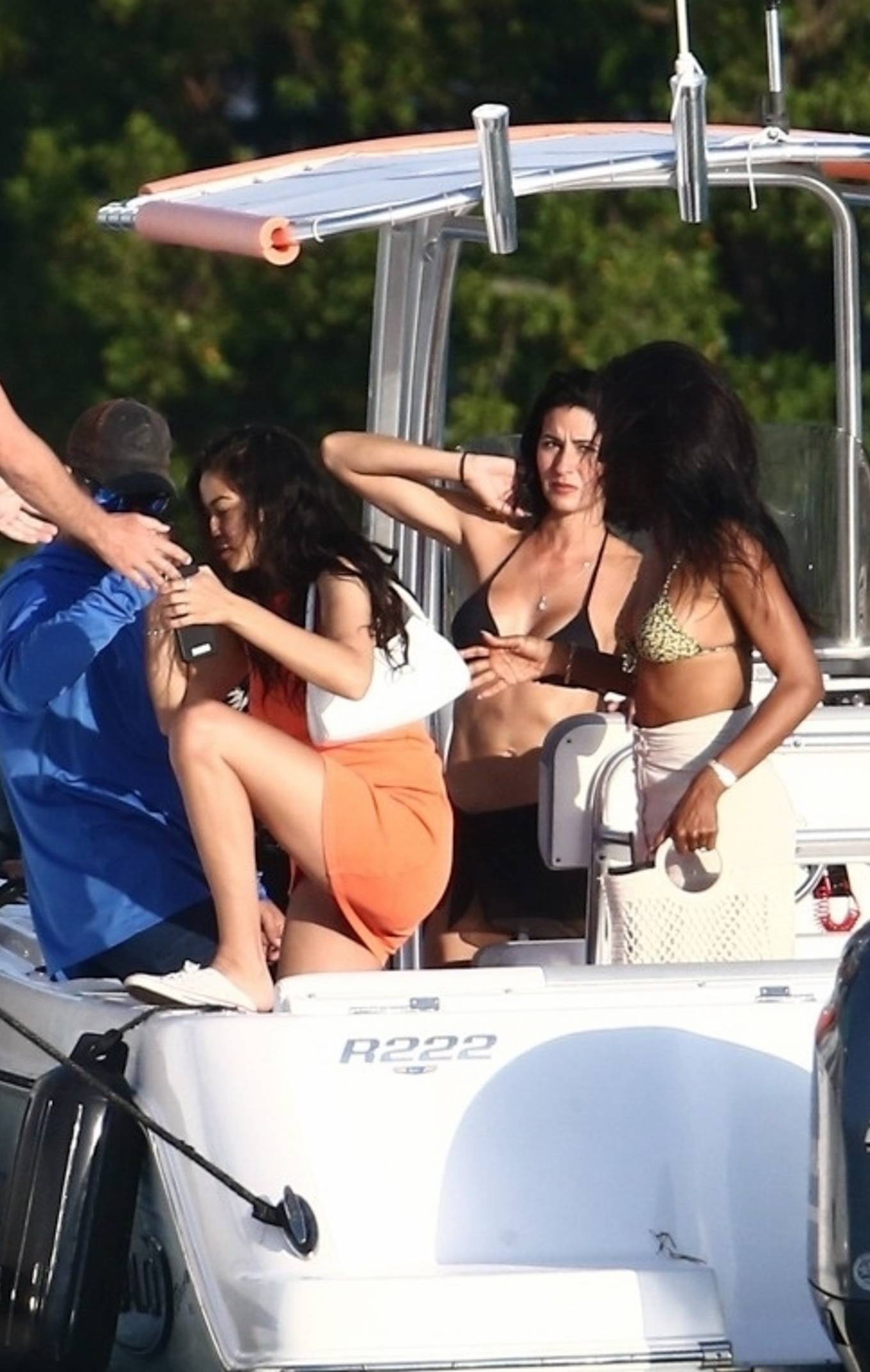 Sara Sampaio, Shanina Shaik and Jasmine Tookes - The Victoria's Secret yacht party in Miami Beach