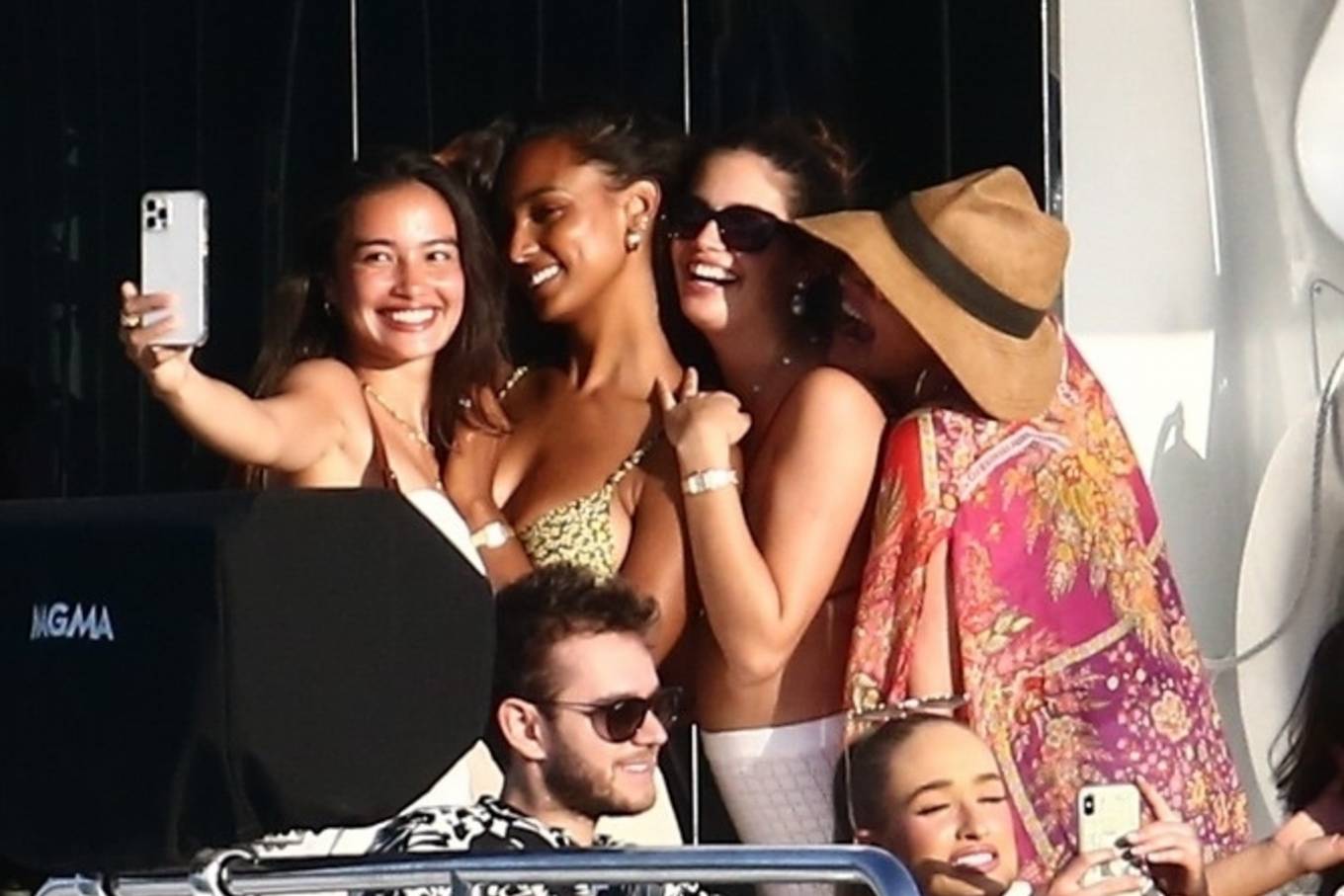 Sara Sampaio 2021 : Sara Sampaio, Shanina Shaik and Jasmine Tookes – The Victorias Secret yacht party in Miami Beach-31