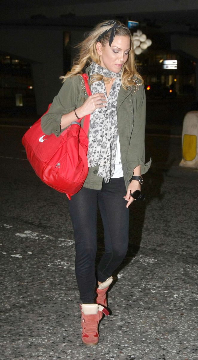 Sarah Harding out and about in Birmingham