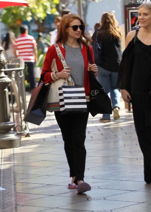 Sarah Hay - Shopping at the Grove in Hollywood