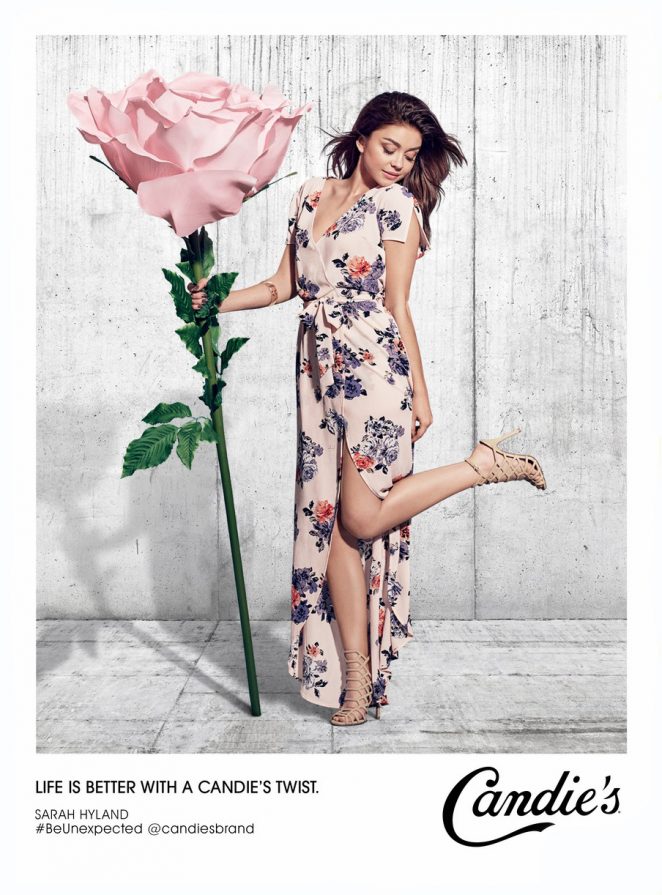 Sarah Hyland - Candie's Spring Collection 2018