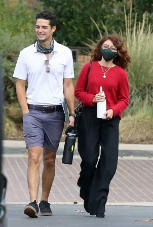 Sarah Hyland - checking out wedding venues in Los Angeles
