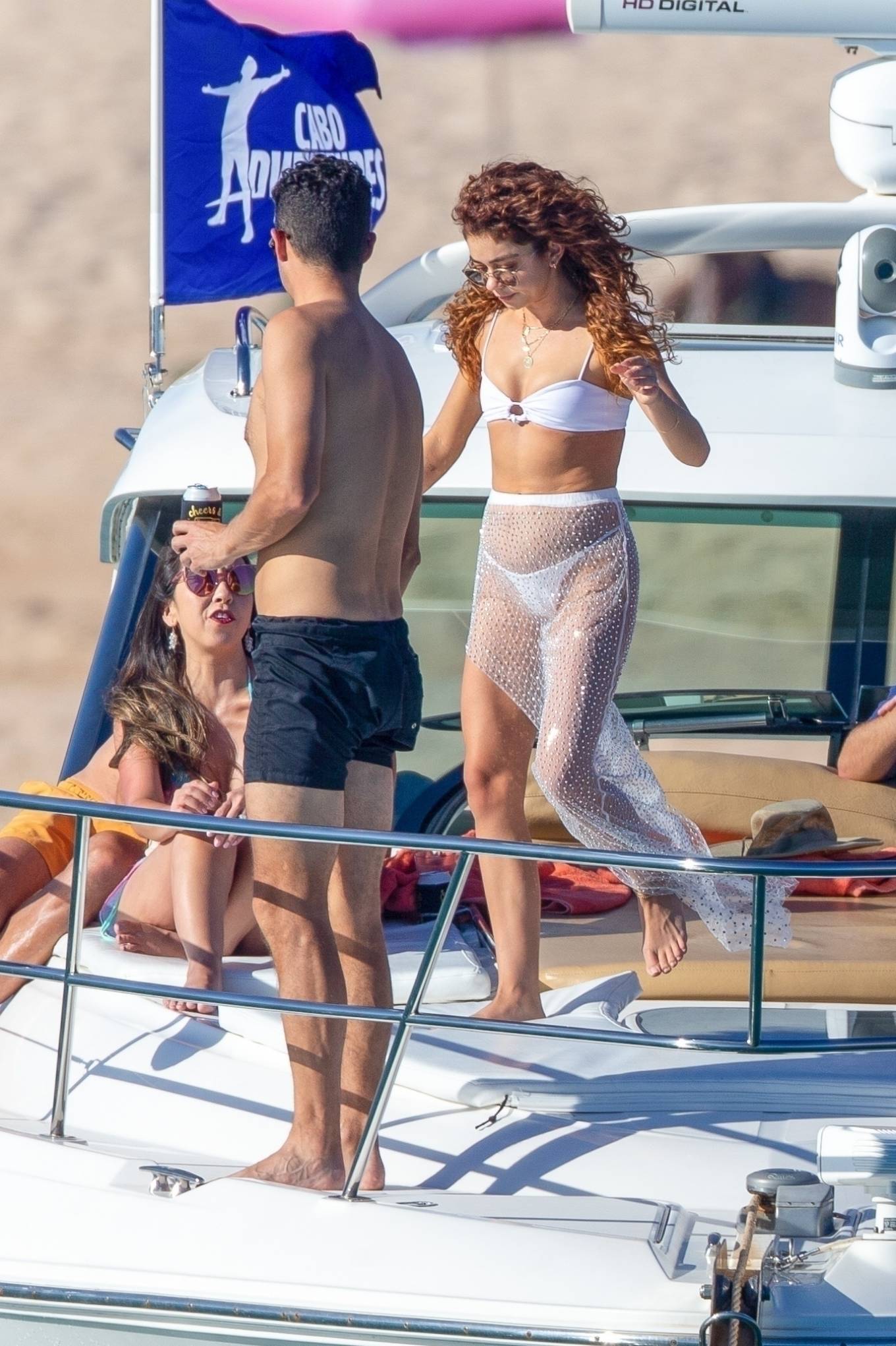 Sarah Hyland In Sizzling High Rise Bikini On A Boat In Cabo San Lucas 04 Gotceleb