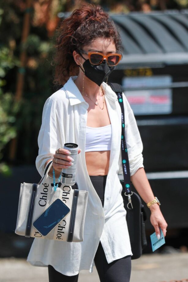 Sarah Hyland - Seen after pilates class in West Hollywood