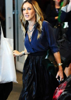Sarah Jessica Parker - Leaving a Forbes Event in New York
