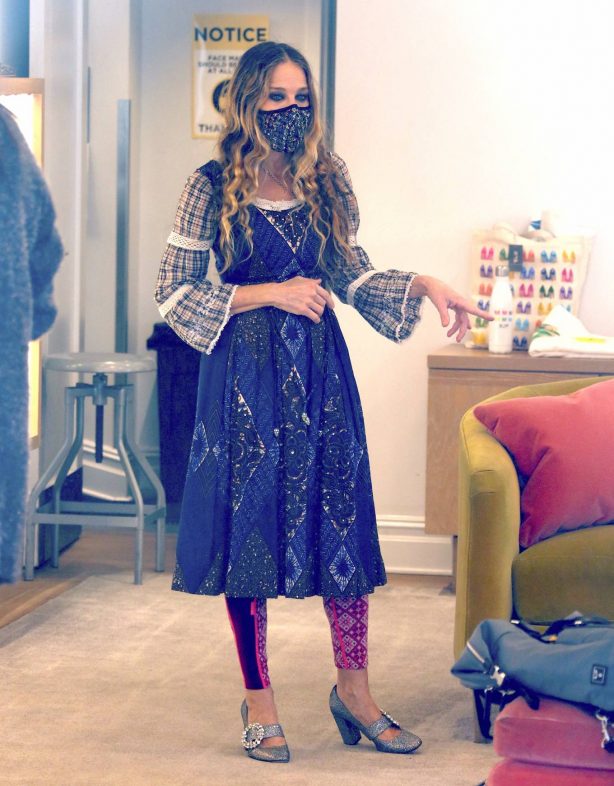 Sarah Jessica Parker - Seen at her store SJP Collections in The Seaport District in NY