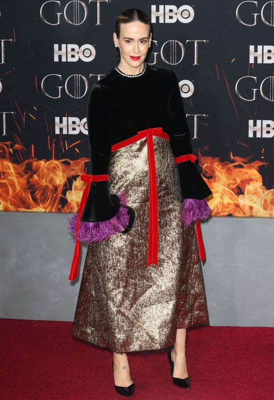 Sarah Paulson - 'Game of Thrones' Season 8 Premiere in New York