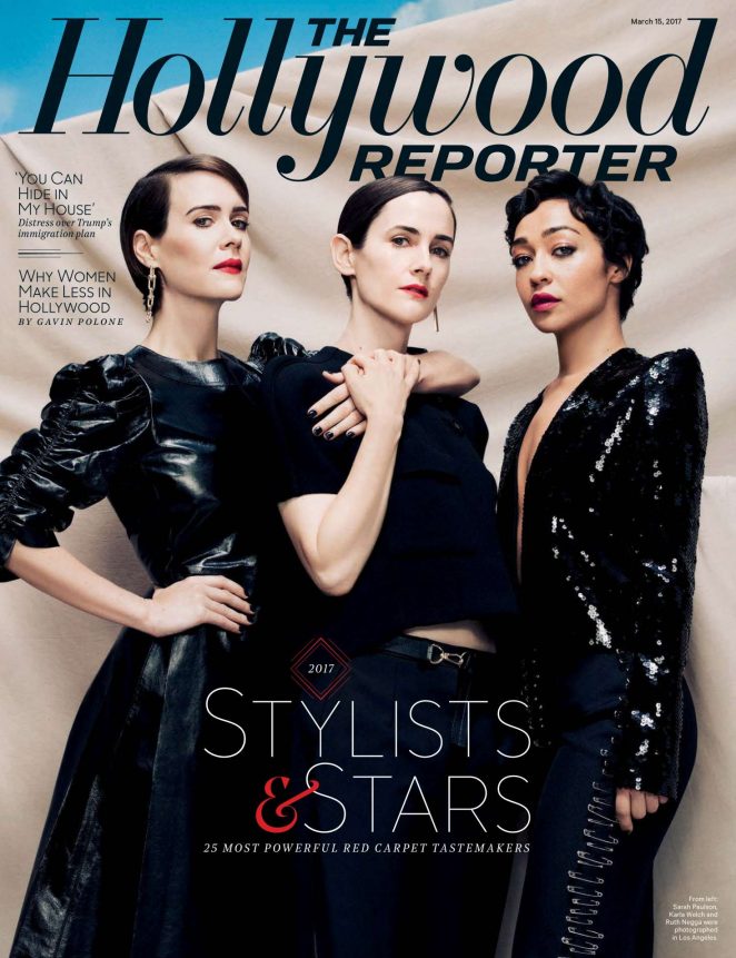 Sarah Paulson Karla Welch and Ruth Negga - The Hollywood Reporter (March 2017)