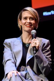 Sarah Paulson - Speaks onstage during a talk with Michael Schulman in New York City