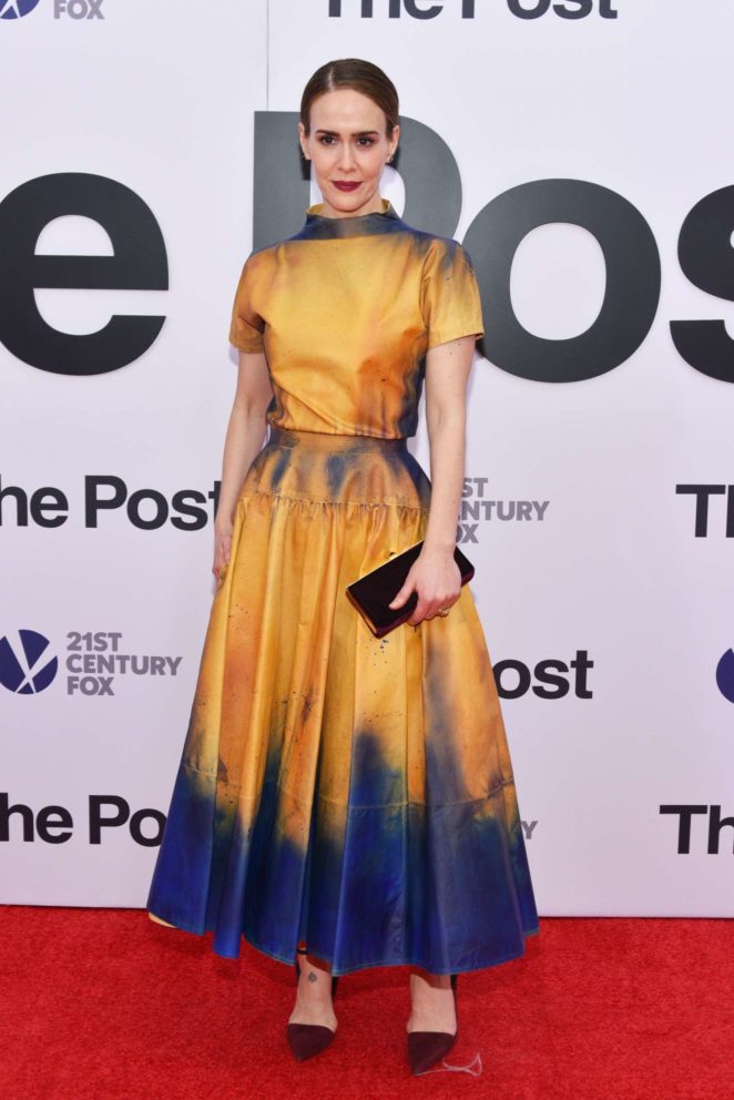 Sarah Paulson - 'The Post' Premiere in Washington