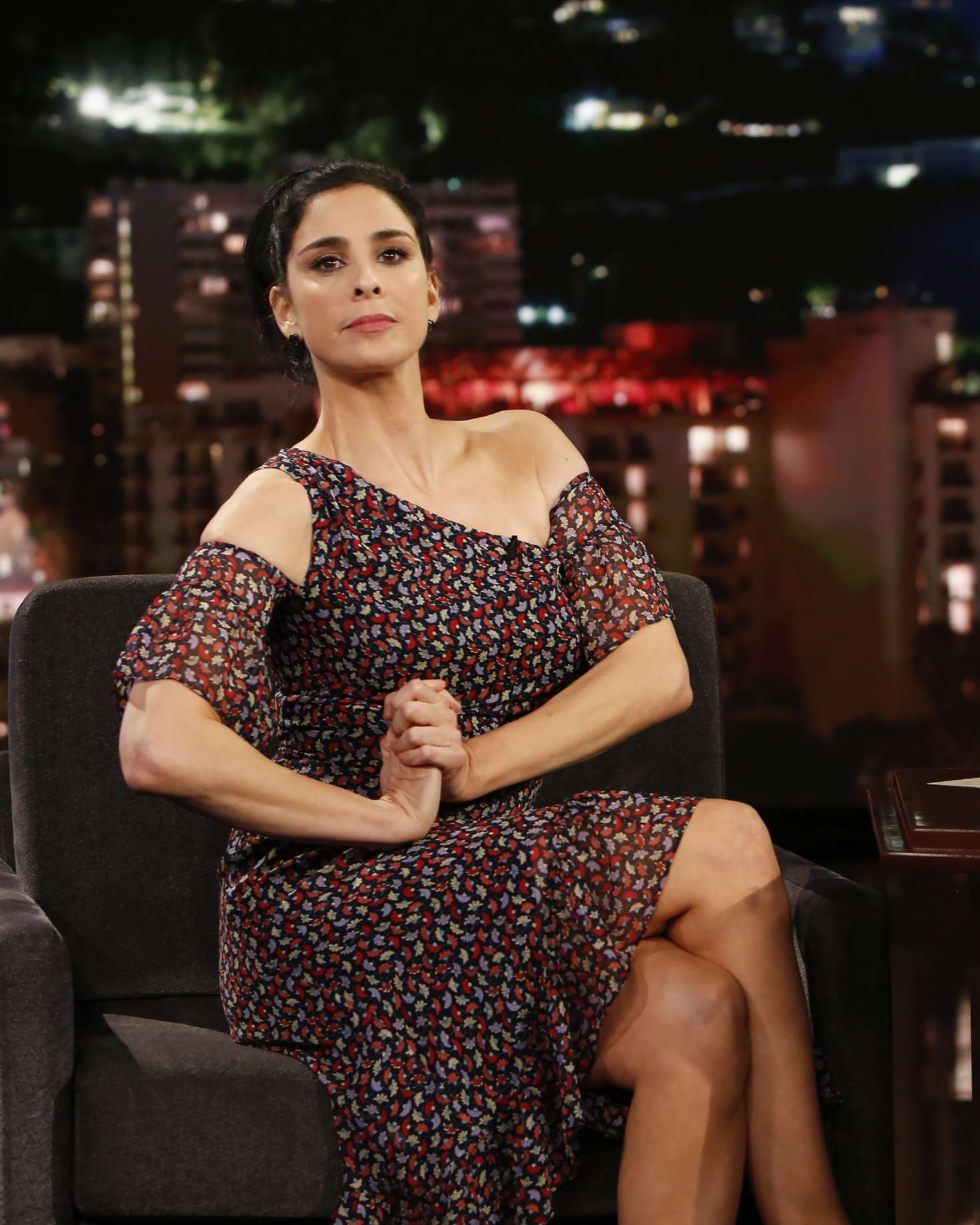 Sarah Silverman at Jimmy Kimmel Live! in Los Angeles
