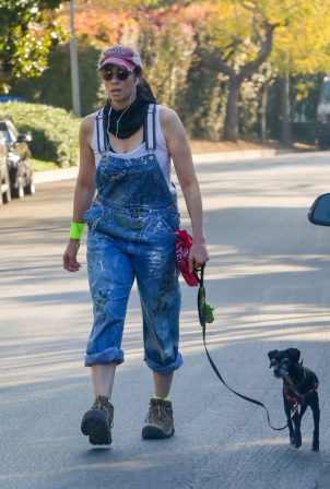 Sarah Silverman - Seen at the dog park near her home in Los Feliz