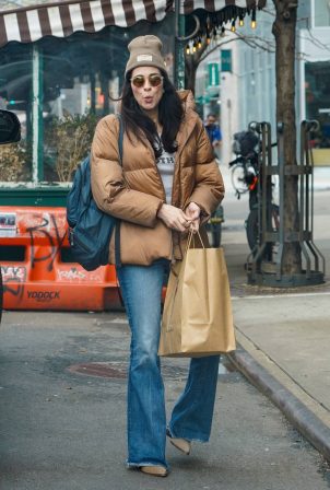 Sarah Silverman - Stepping out in New York