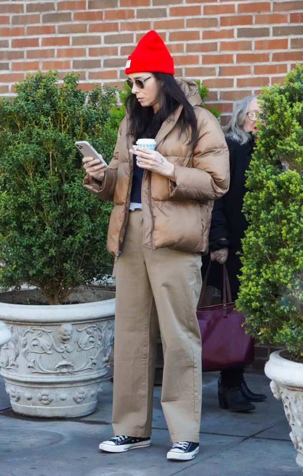 Sarah Silverman - Steps out in New York