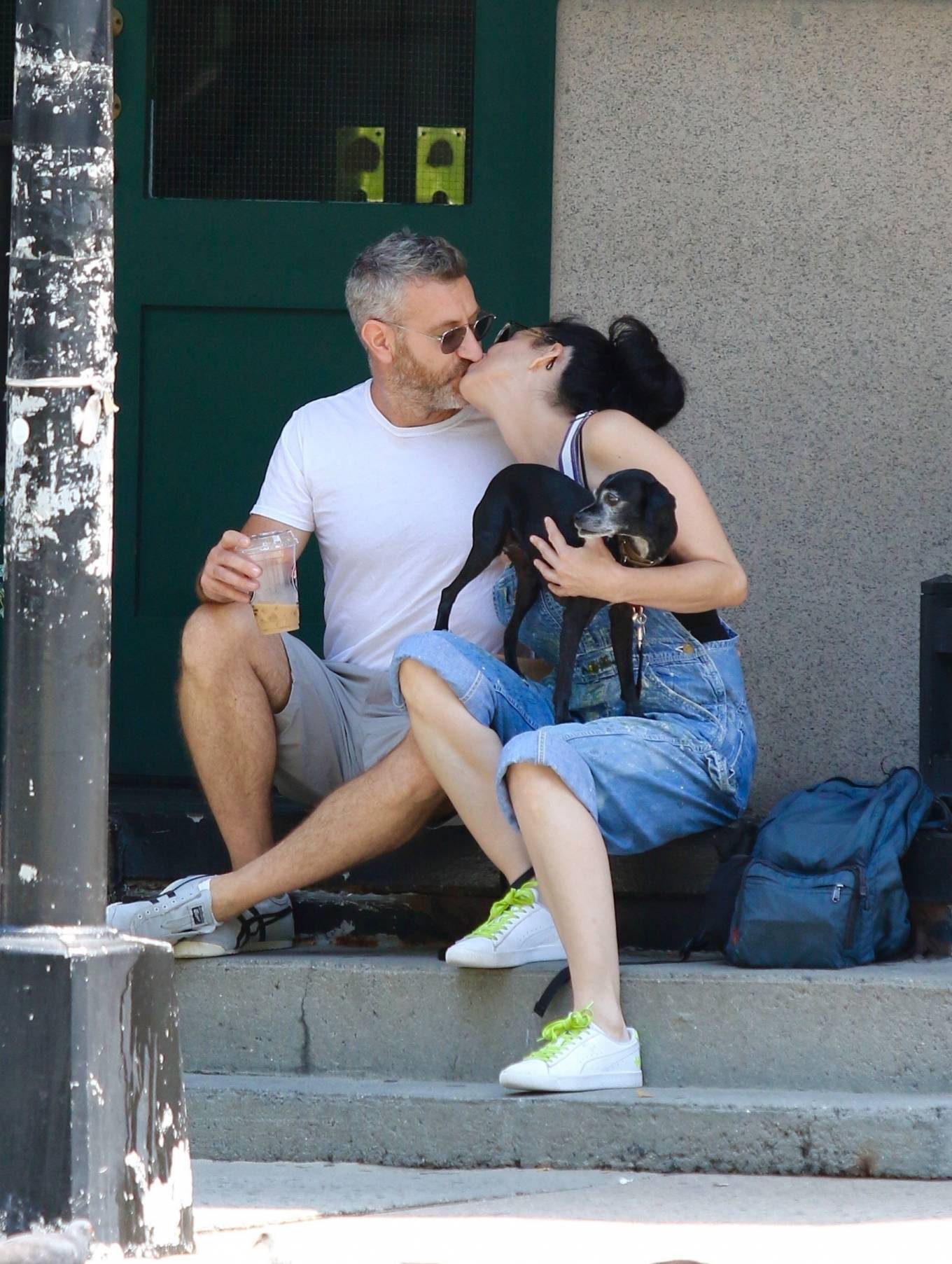 Sarah Silverman - With boyfriend Rory Albanese in Manhattan’s Downtown