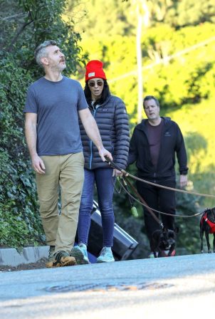 Sarah Silverman - With Rory Albanese enjoy a stroll in Los Angeles