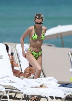 Sarah Snyder in Bikini on Miami Beach
