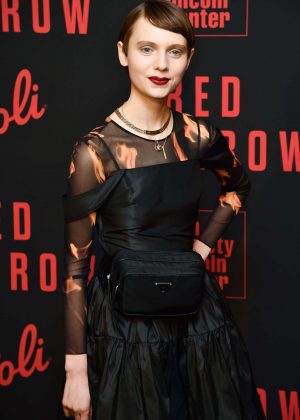 Sasha Frolova - 'Red Sparrow' Premiere in New York