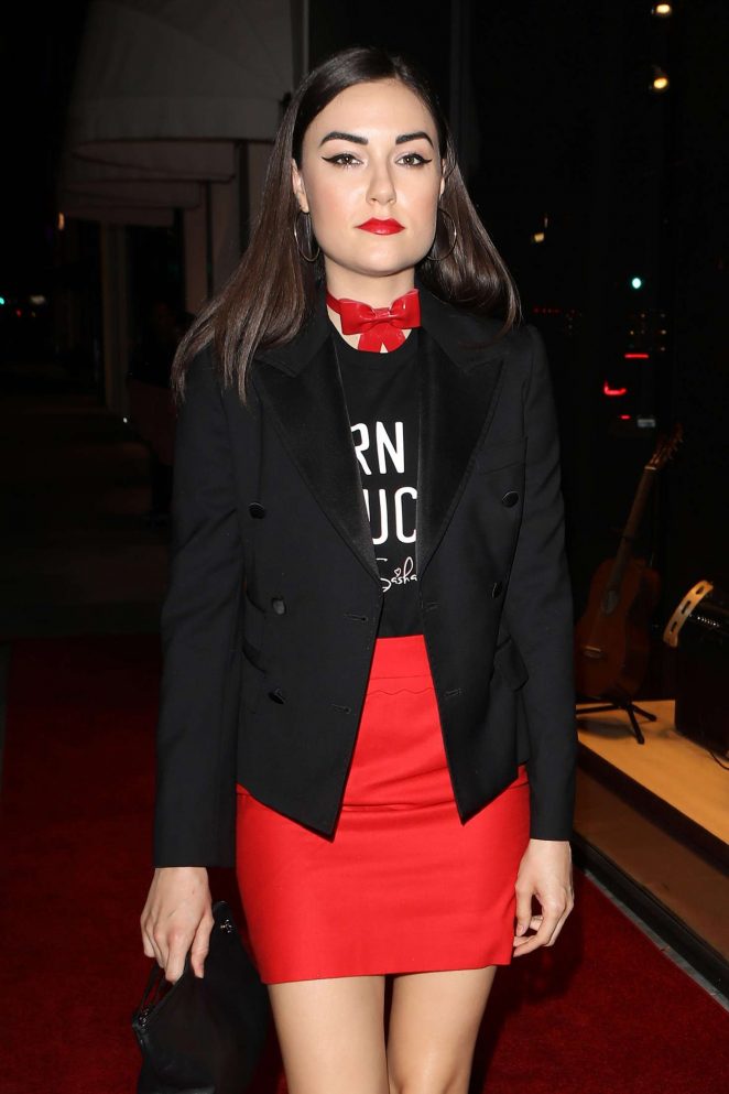 Sasha Grey at Dolce and Gabbana Store Party in Los Angeles