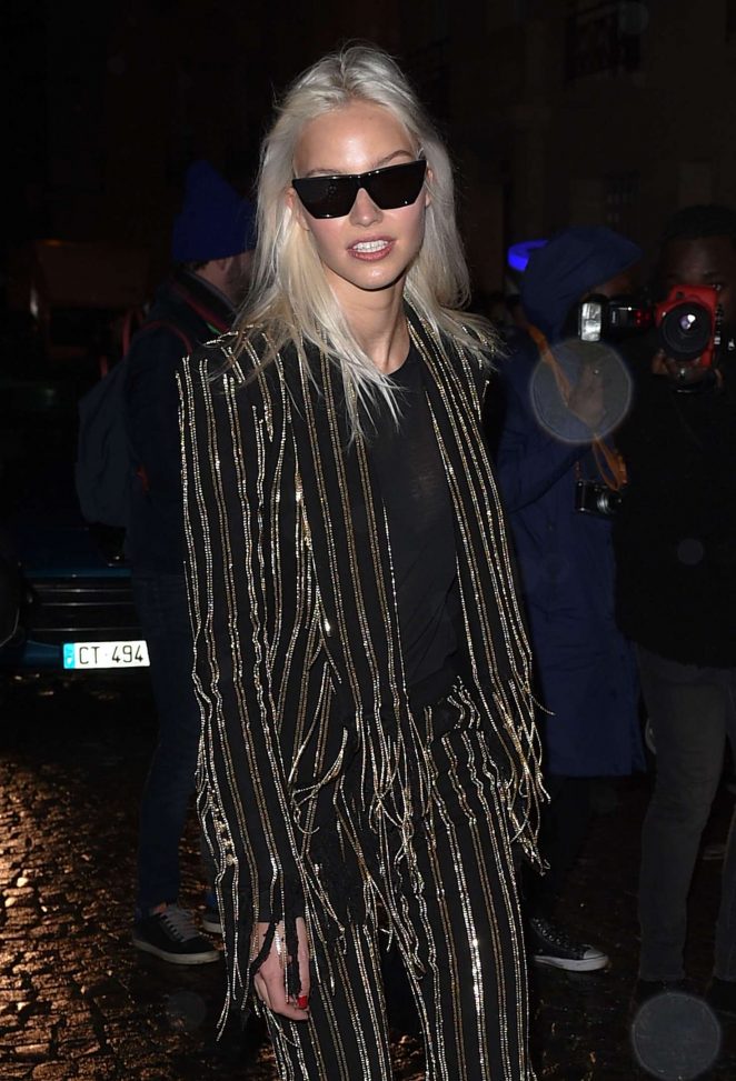 Sasha Luss - Out and about in Paris