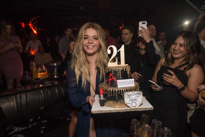 Sasha Pieterse - Celebrates Her 21st Birthday at Marquee Nightclub in Las Vegas