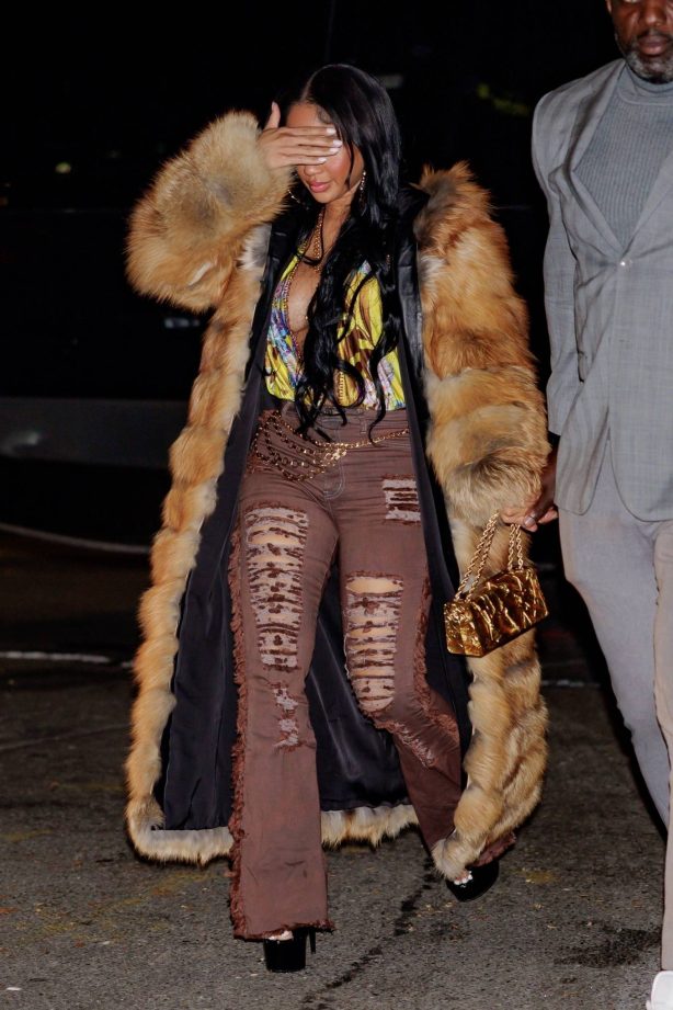 Saweetie - Leaving Odell Beckham Jr.'s Birthday party in NYC