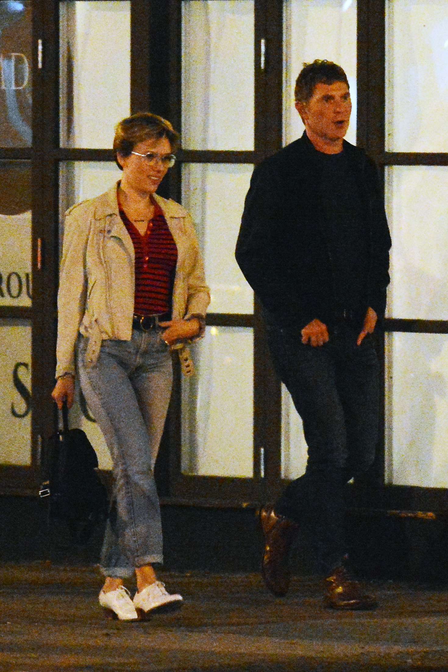 Scarlett Johansson and Bobby Flay out for a dinner in NY