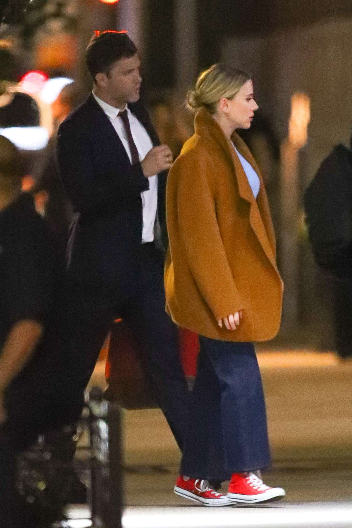 Scarlett Johansson 2019 : Scarlett Johansson and Colin Jost – Out and about in New York-10