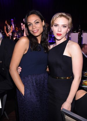 Scarlett Johansson and Rosario Dawson - The Entertainment Icon Award 2016 in New York