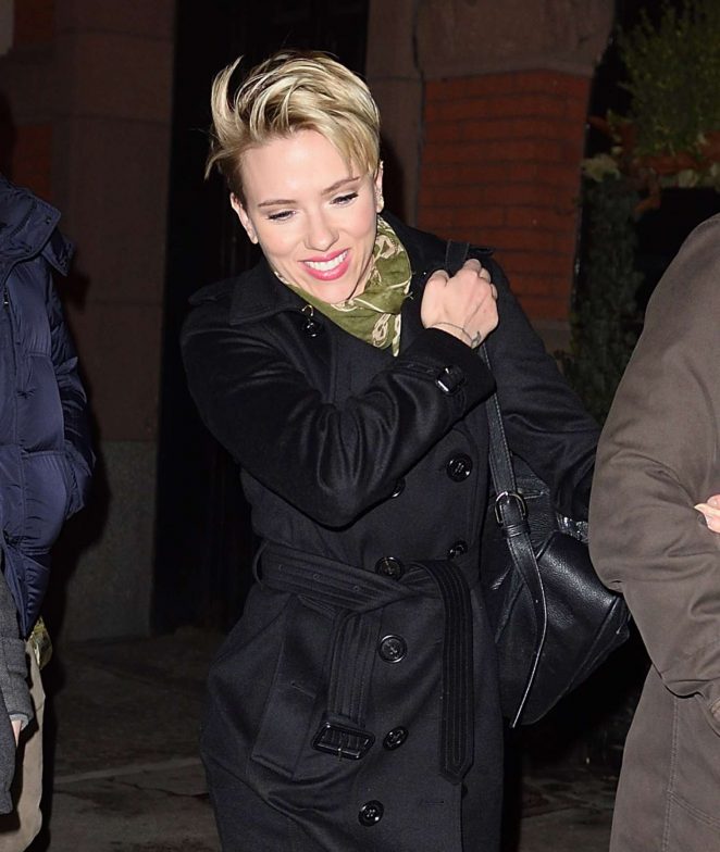 Scarlett Johansson at the SNL Party in NYC