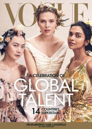 Scarlett Johansson, Doona Bae and Deepika Padukone - Vogue US Magazine (April 2019)
