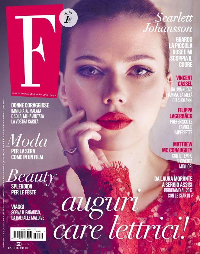 Scarlett Johansson - F Magazine (December 2016)
