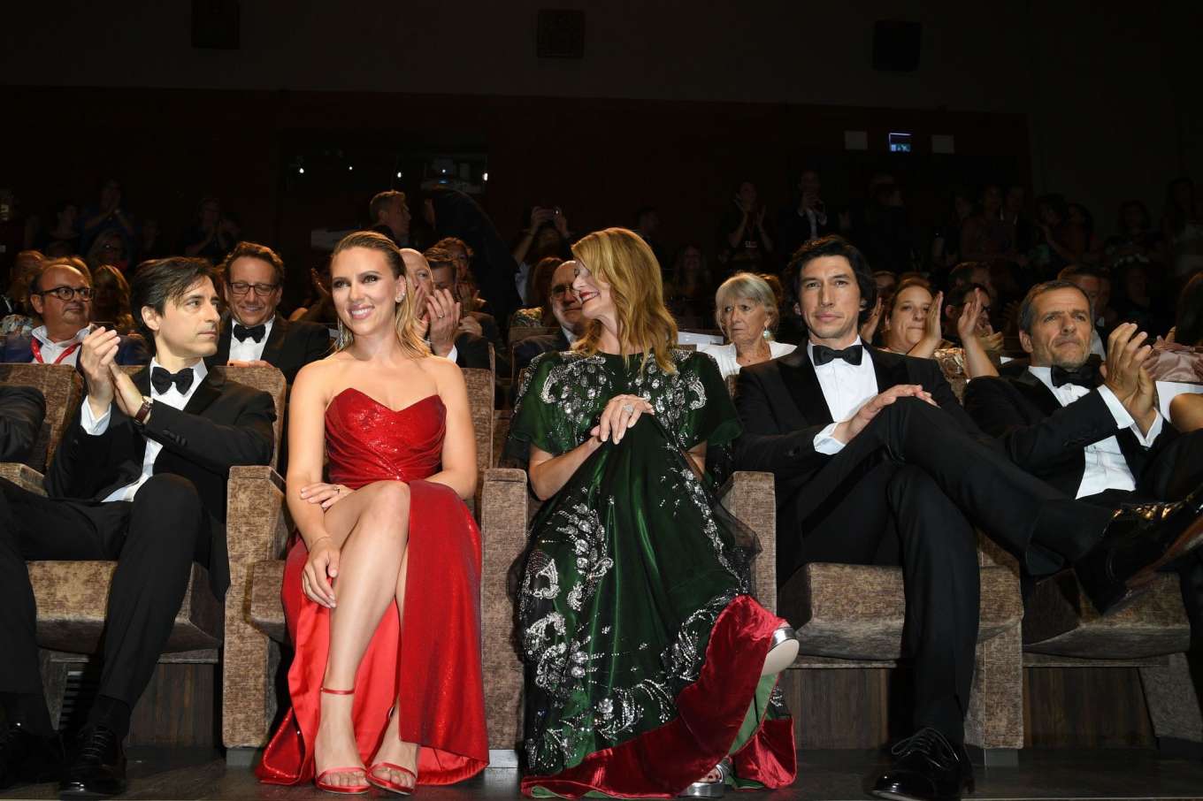 Scarlett Johansson â€“ In red dress at â€˜Marriage Storyâ€™ Screening at 2019 Venice Film Festival (adds)