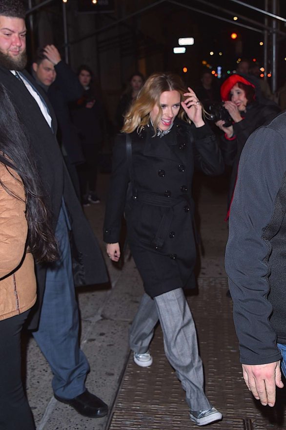 Scarlett Johansson - Leave the SNL after-party in NYC