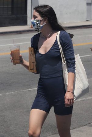 Scout Willis - Heading to a protest with a friend in Hollywood