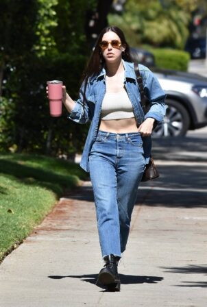 Scout Willis - In a double denim out in Beverly Hills