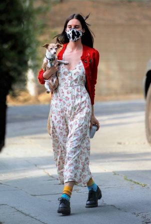 Scout Willis - In a maxi summer dress out in Los Angeles