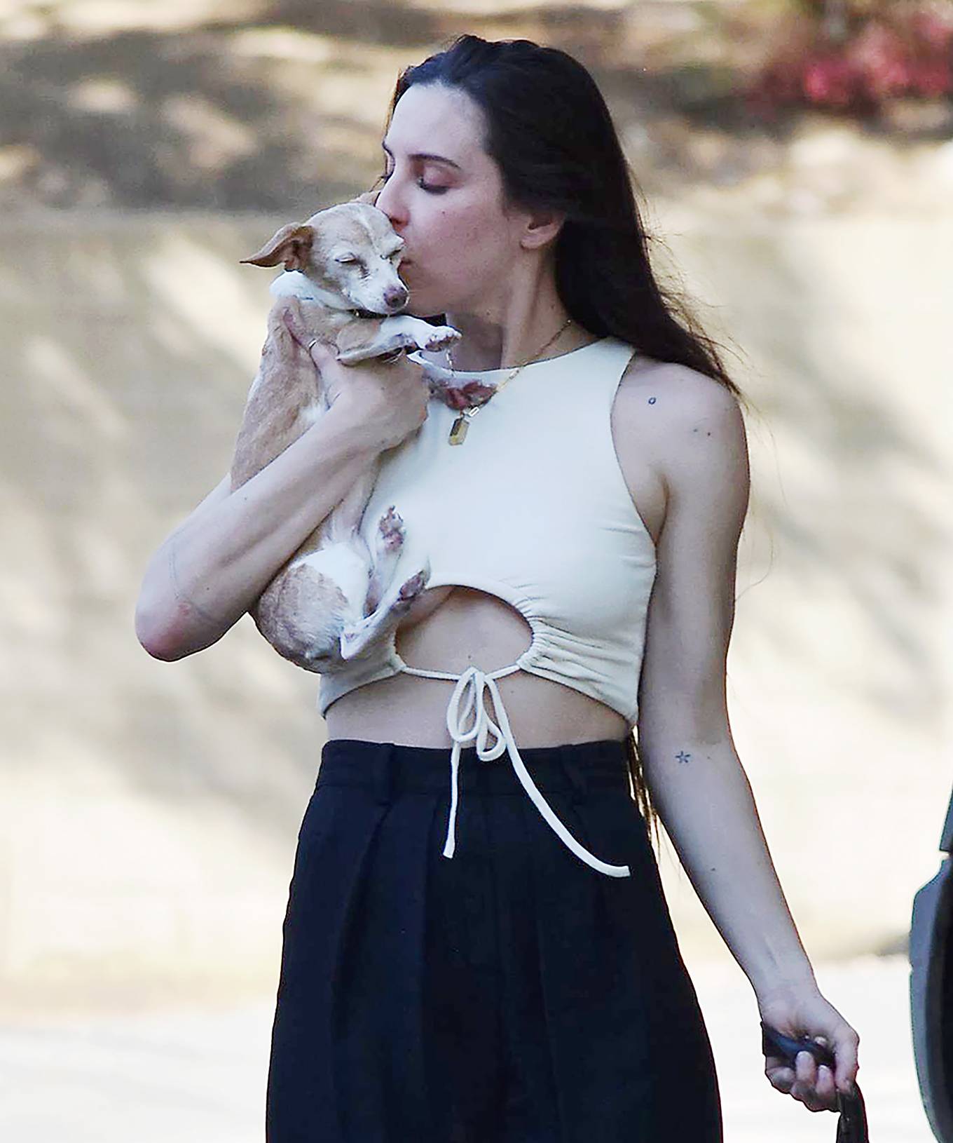 Scout Willis 2022 : Scout Willis – Seen with her pooch in Los Angeles-04