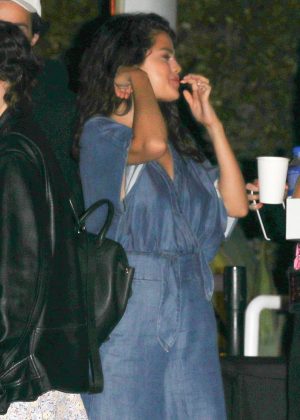 Selena Gomez and Caleb Stevens at the Forum in Inglewood